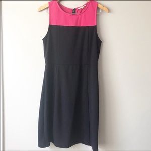 41 Hawthorn Color Block Sleeveless Career Dress